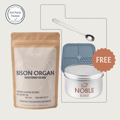 Bison Organ Powder for Dogs - Free Gift